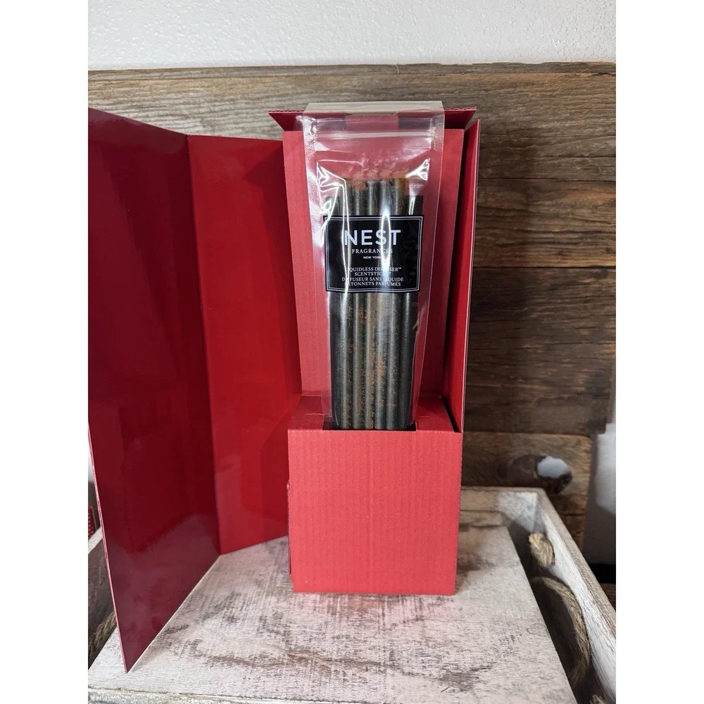 Nest Holiday Liquidless Diffuser + Scent Sticks &‎ Metal Vessel | MSRP = $89